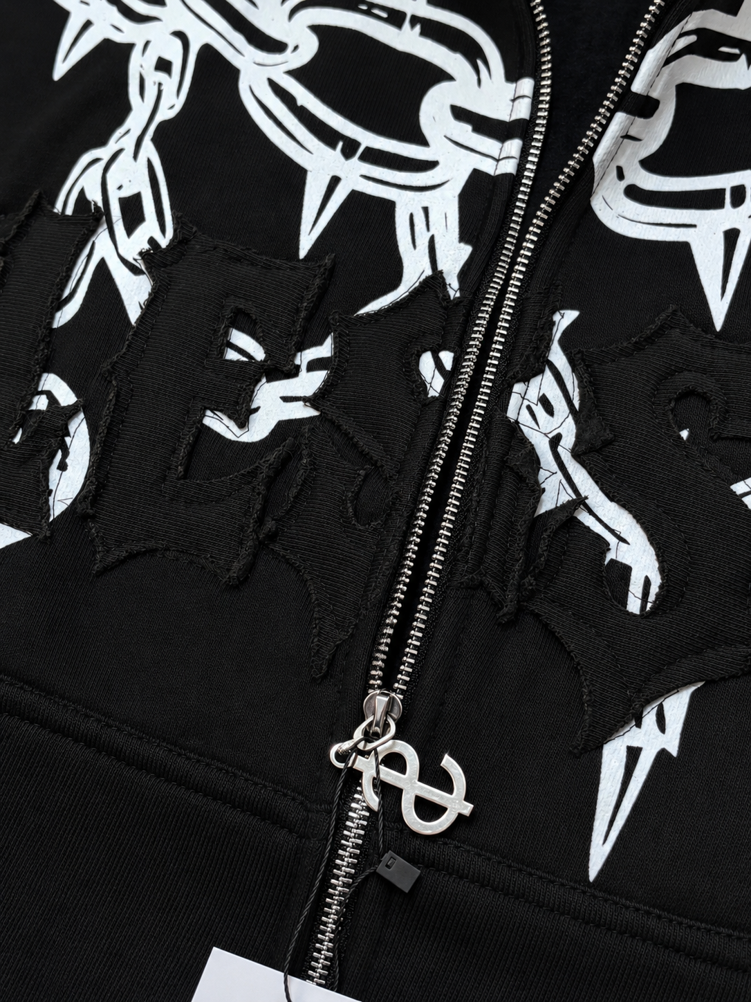 Sudadera con capucha y cremallera Blessed