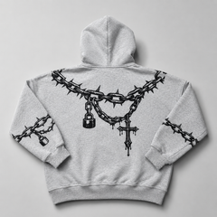 Blessed Oversized Zip-Up Tracksuit