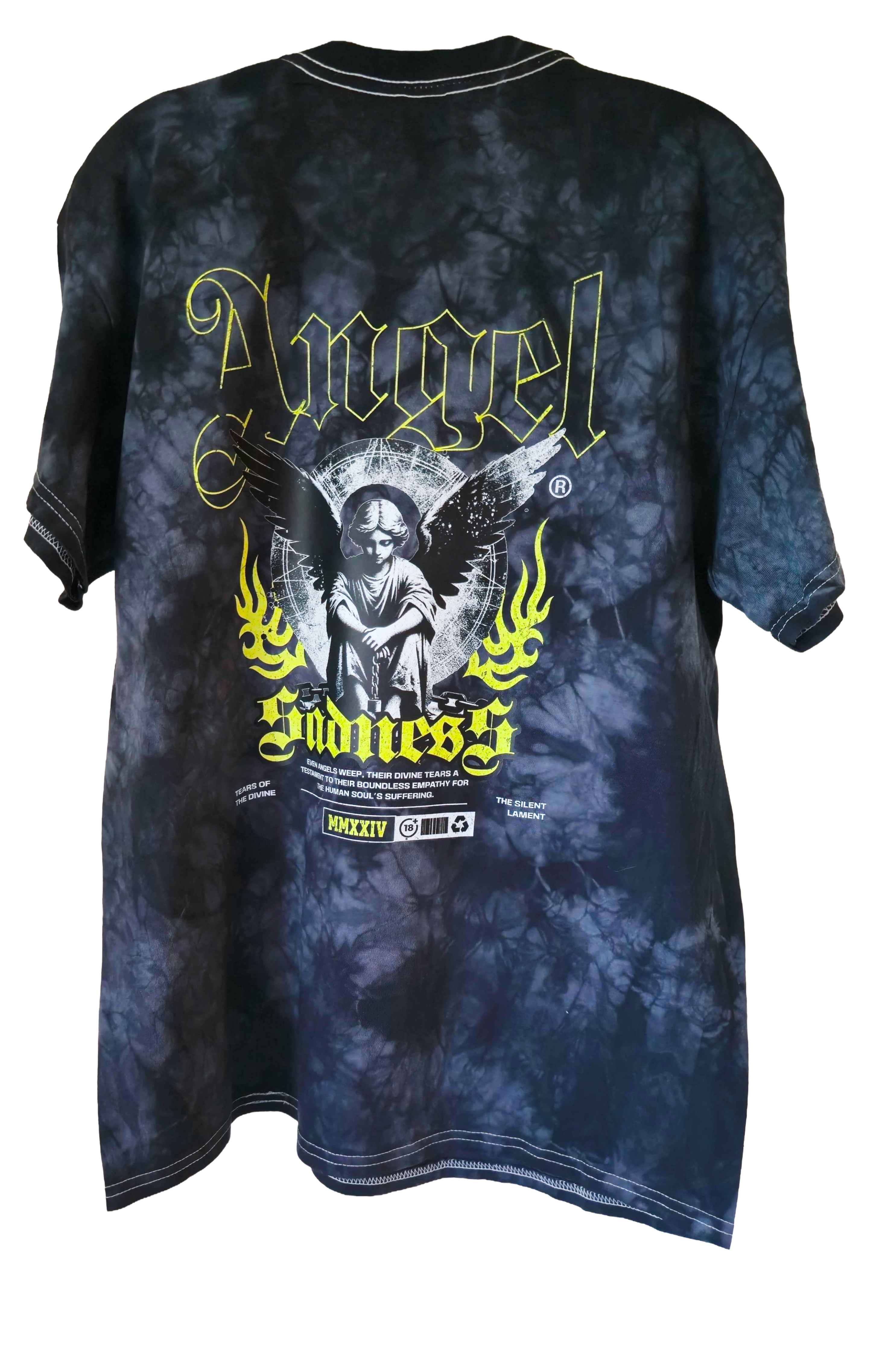 Angel – Acid Wash Tee (100% Cotton)
