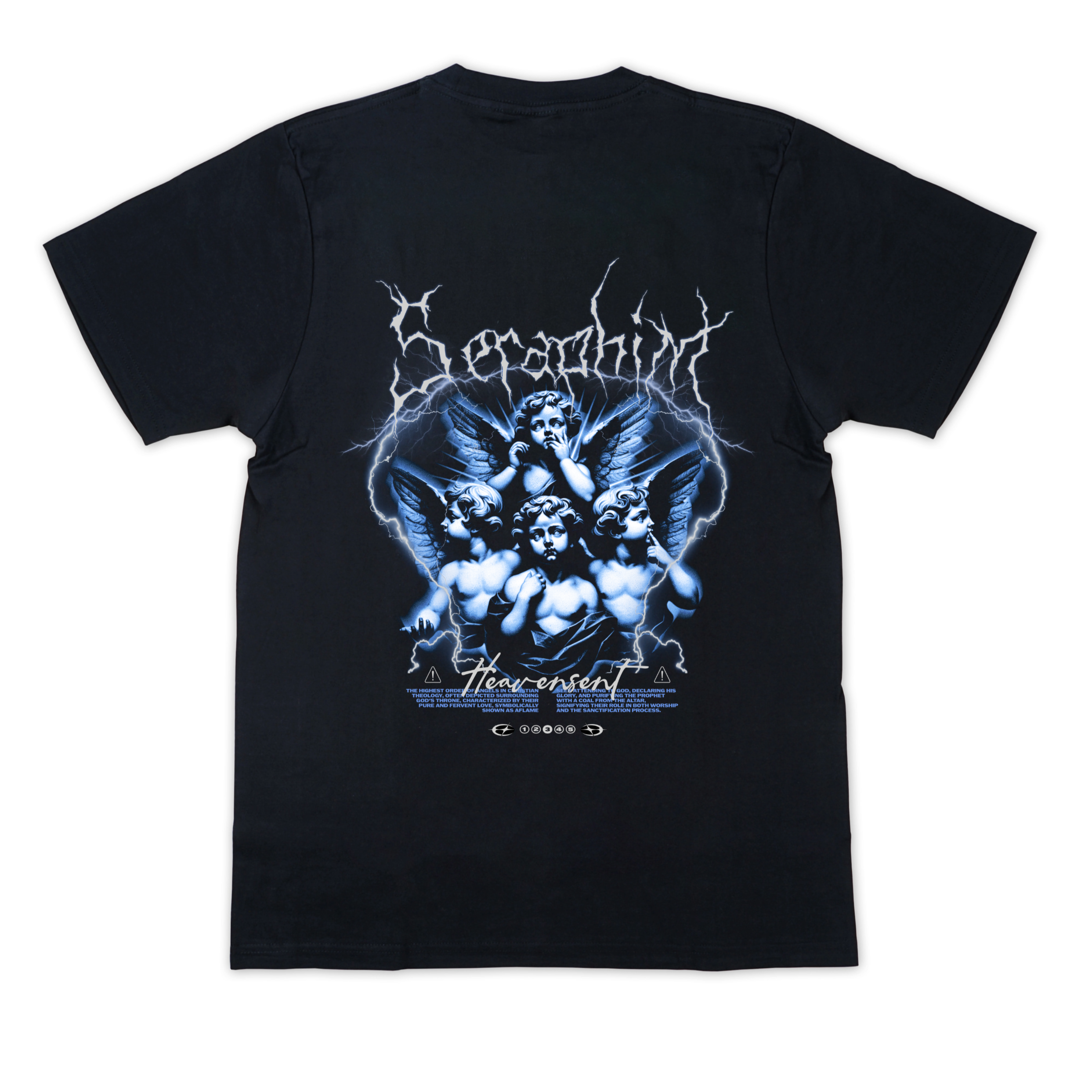 Angel Graphic Seramhix – Core Cotton Tee (100% Cotton)